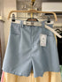 Women Deep Pocket Short With Belt